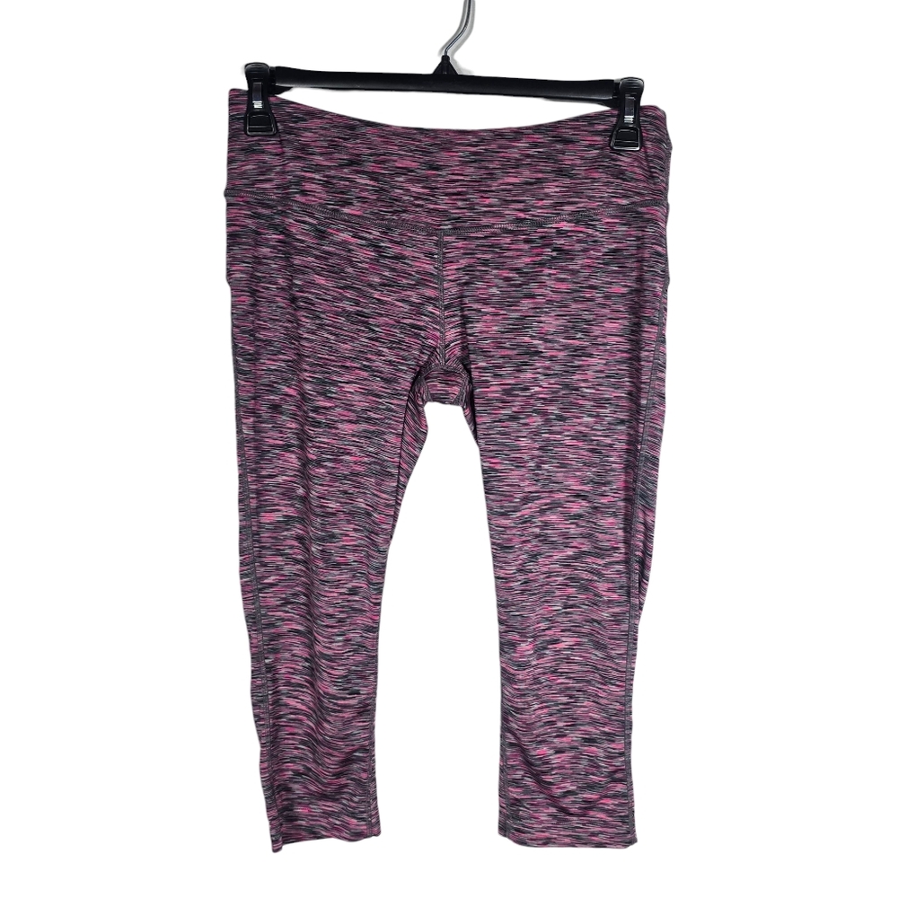 Mondetta Large Pink Athletic CAPRI Leggings